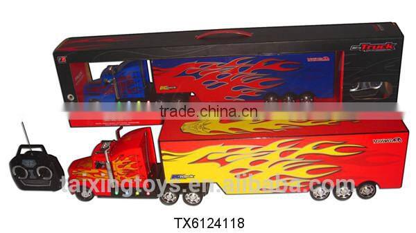 4CH Radio Control Container/Tractor Truck Kids Battery Charger Toys