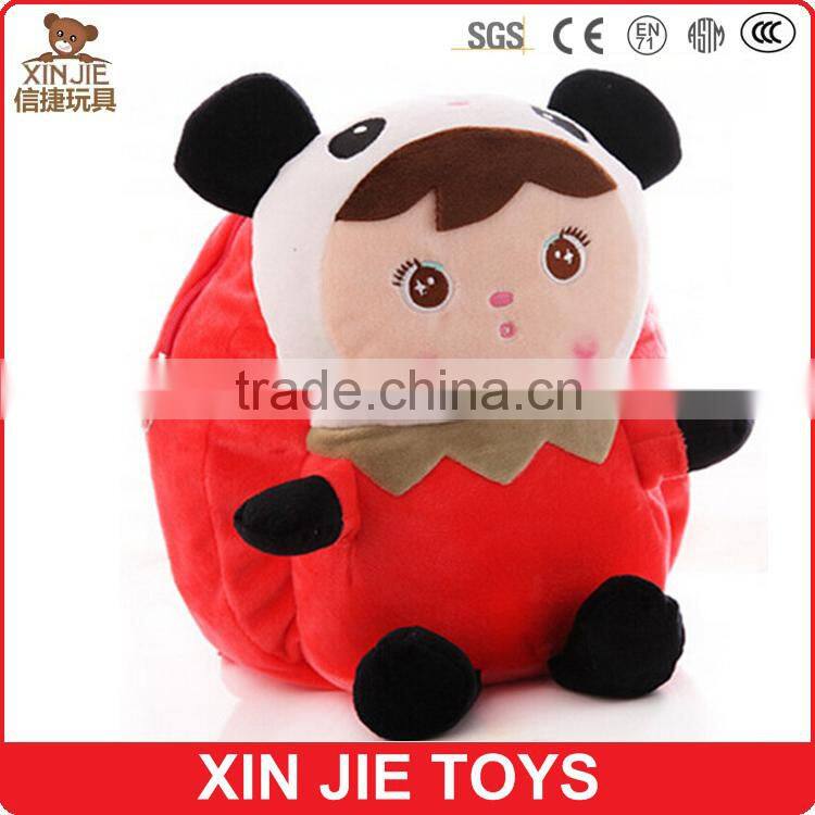 cute carton doll plush backpack customize soft backpack kids backpack