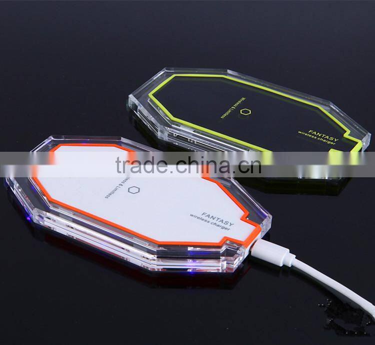2016 newly technology led wireless qi charging pad