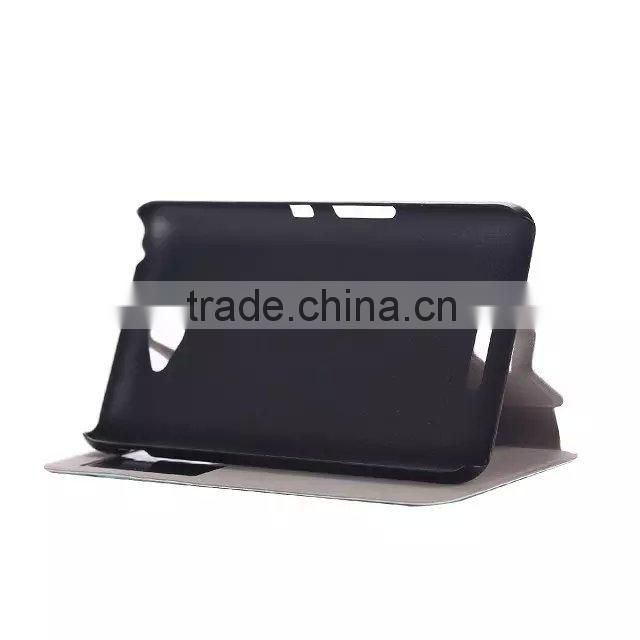 PU Plastic Printed Back Cell Phone Case For SONY E4