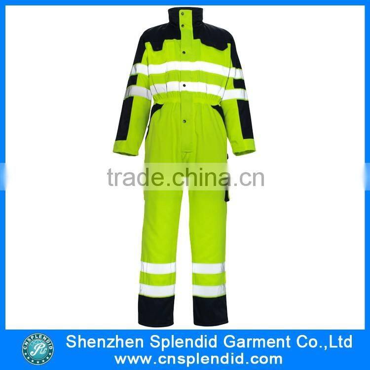 Construction coverall hi vis safety workwear