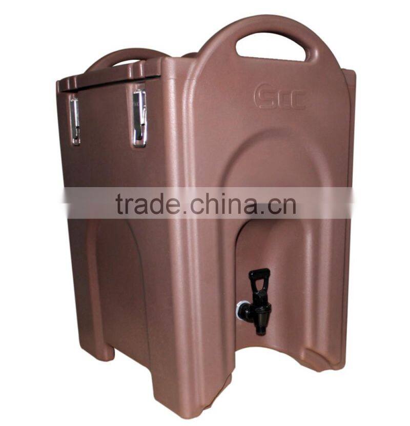CE, FDA approved spigoted beverage container, insulated ice container for hold hot or cold drinks