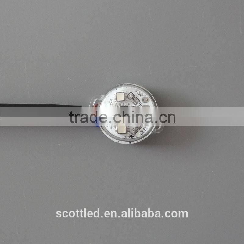 50mm crystal shell body 360 angle led ball light color changing led ball light