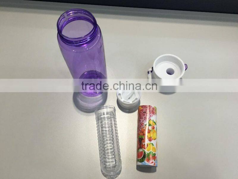 700ml water bottle infuser, BPA free tritan water bottle