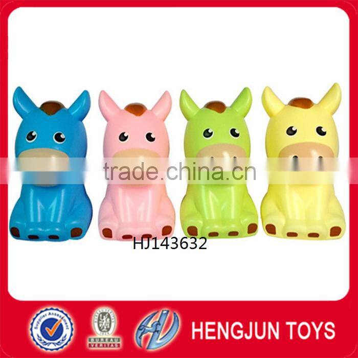 funny cartoon pink pig saving bank for plastic promotion gift EN71