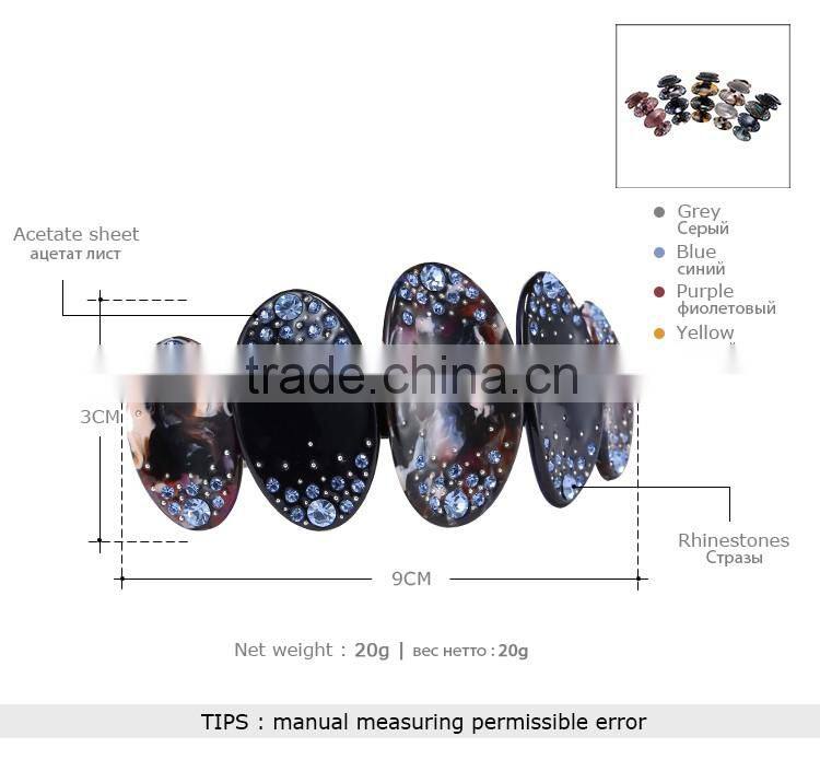 2015 Occident ladies beautiful alloy Japanese flower hair clips