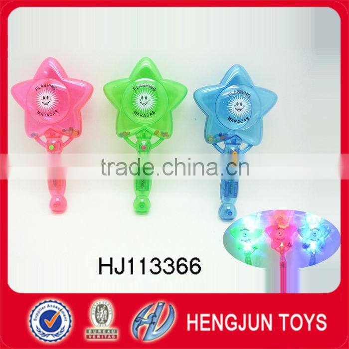 magicial plastic heart flash stick toys for kids