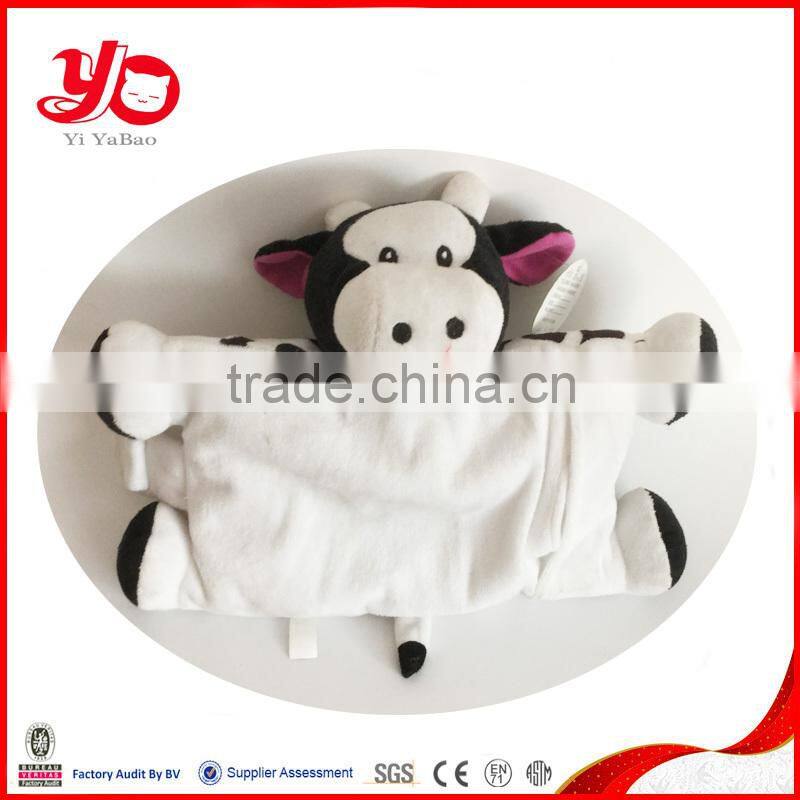 Cute plush cow soft pillow, stuffed cow pillow