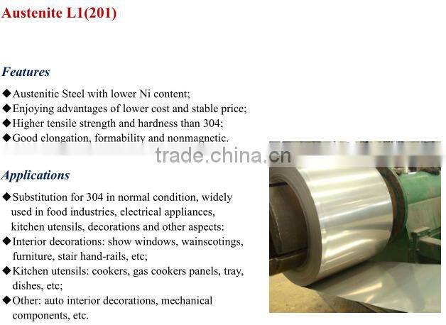 astm standard 300 series stainless steel coil 304