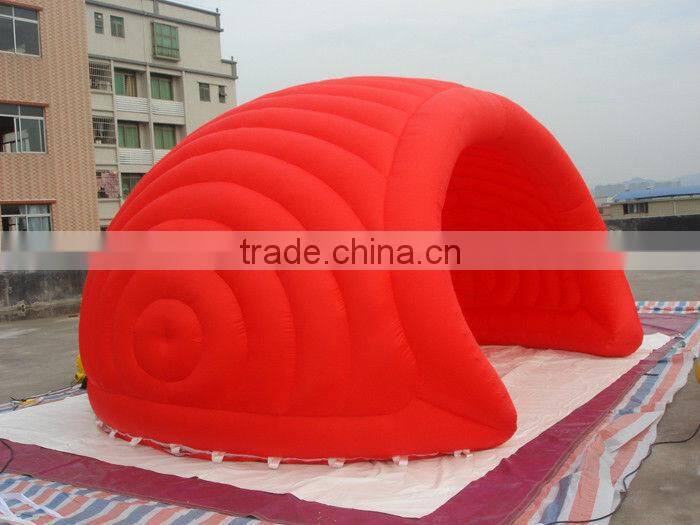 New style amazing customized durable red inflatable tent type for sale