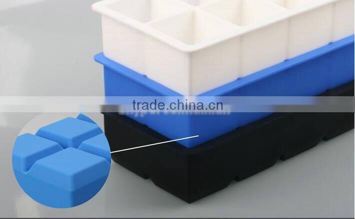 CUBED ICE Maker Large Cube Square Tray Molds Whiskey Ball Cocktails Silicone Big