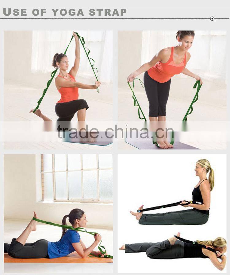 Yoga Stretch Strap Belt, Cotton Stretch Strap