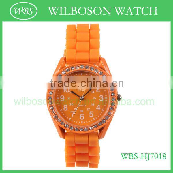 Quartz watch sr626sw lady silicone jelly watch