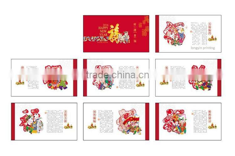 Business weekly calendar printing, desk calendar with a note