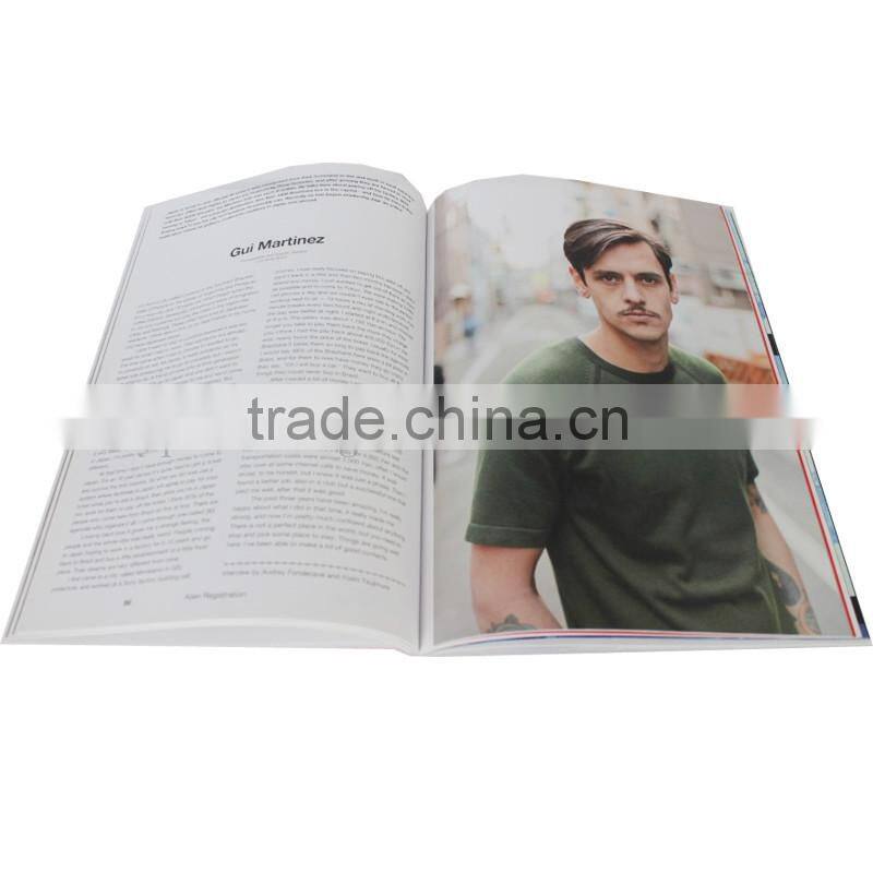 Fashion photo album magazine picture book printing OEM printing factory