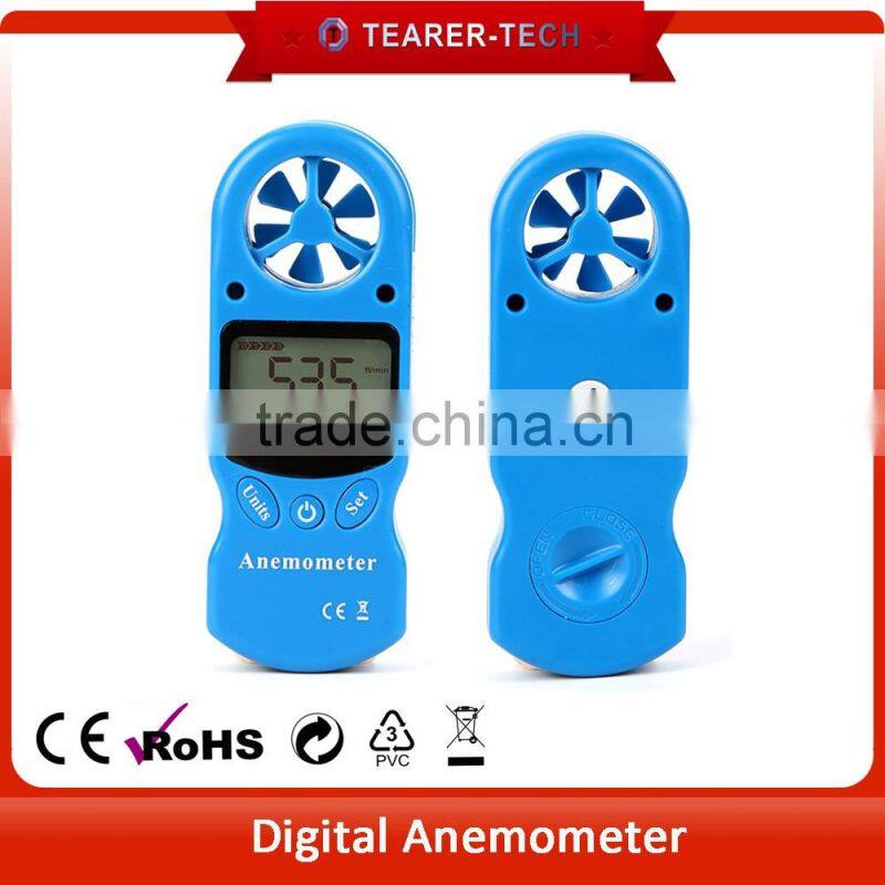 2016 High Sensitive LCD Display Digital Anemometer & Thermometer humidity with Vane Sensor