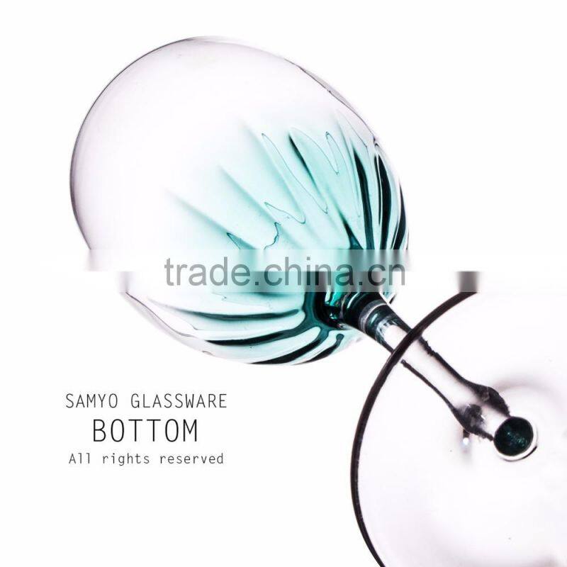 Samyo Handmade Glass Glassware Manufacturer red wine glass