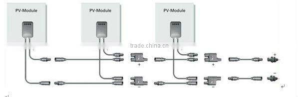 MC4 adaptors solar cable Branch Y type
