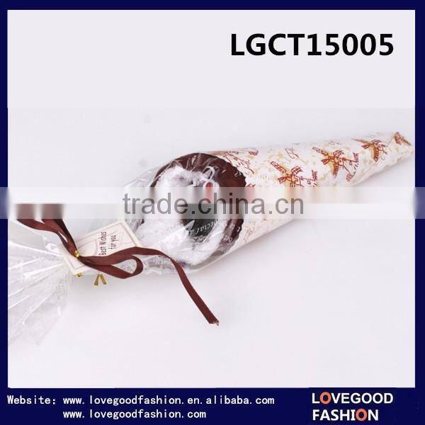 2016 New Design Wholesale Absorbent Handmad Towel Cake