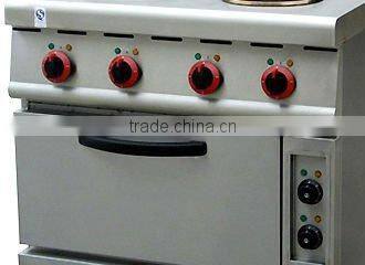electric range with 4-burner&oven
