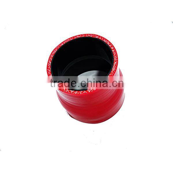 Hot sale 3.5"*3"LONG STRAIGHT 3-PLY RED SILICONE HOSE COUPLER FOR PIPING chinese motorcycle parts