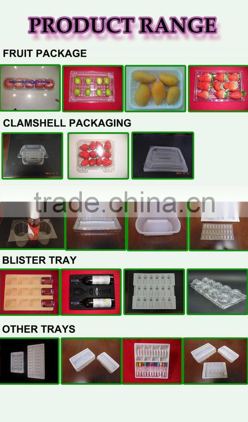 food grade clear/transparent 12pcs macaron blister plastic packaging tray/container