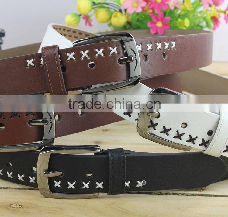 100% cowhide genuine leather belt