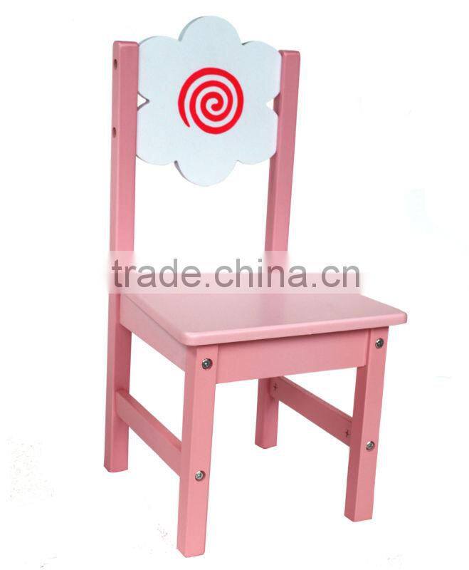 Wooden children table and chair