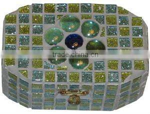 colorul petal and square shape for DIY craft ceramic tile