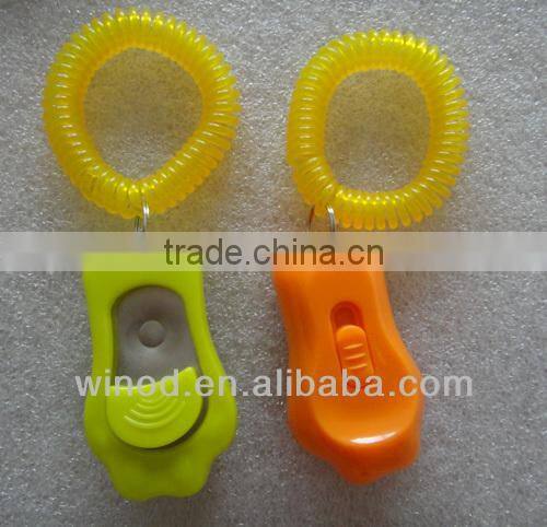 Plastic dog training clicker pet training clicker