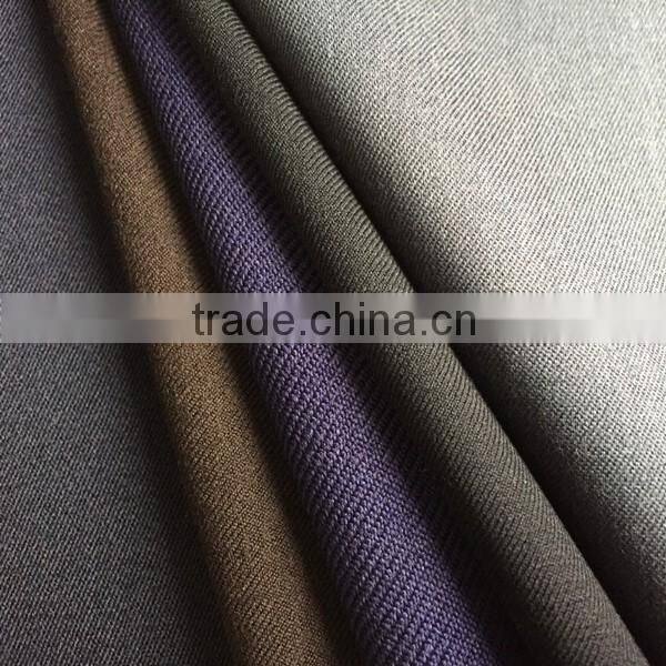 worsted organic wool fabric for suit