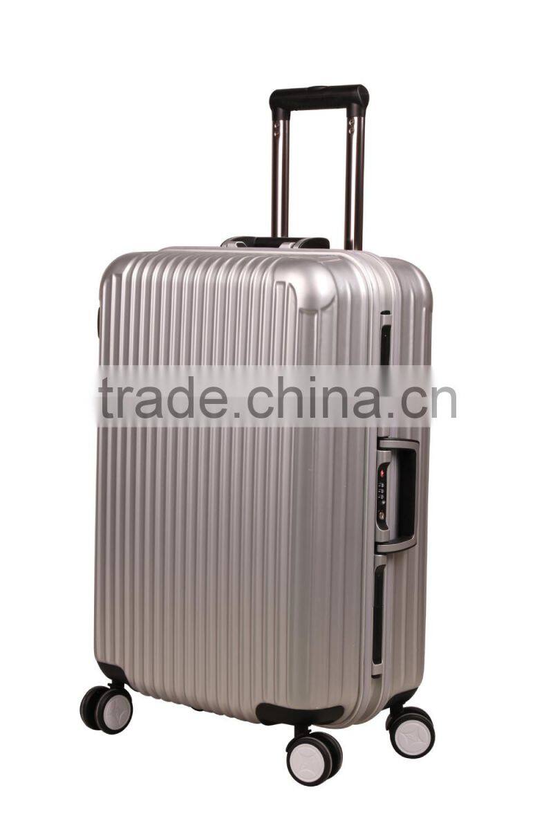 2014new production aluminium frame new coded lock luggage, trolley luggage