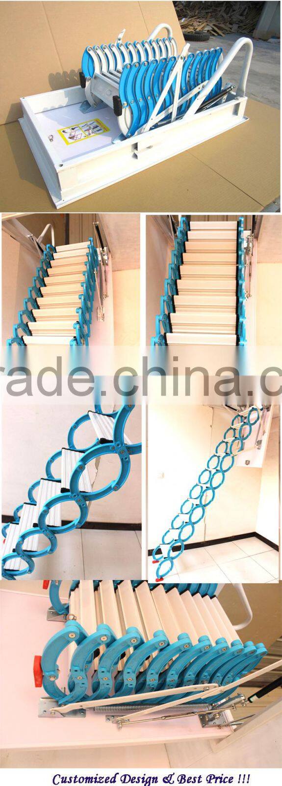 Electric remote control loft ladder