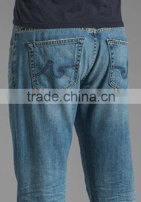 new fashion branded biker jeans wholesale China (JXA119 )
