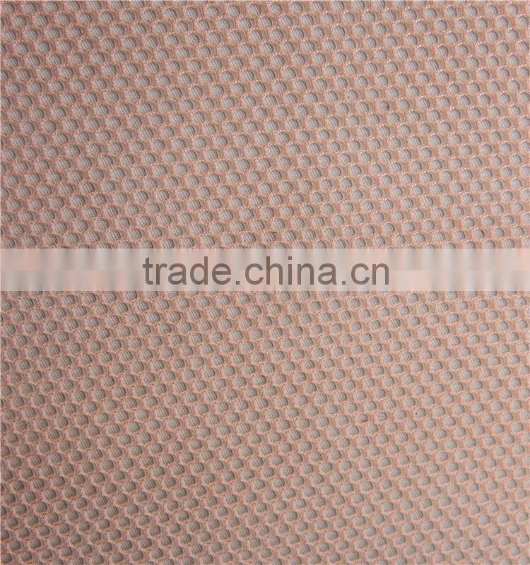 HOT SALE Cationic color hole polyester mesh fabric