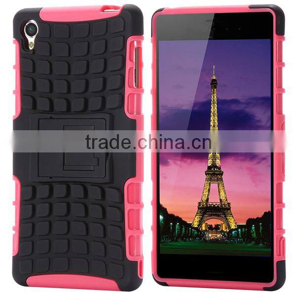For Sony Xperia Z3 Phones Case Hard TPU Plastic Hybrid Case