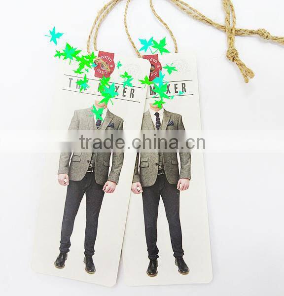 White Paper Garment Transparent UV Print Product Tag