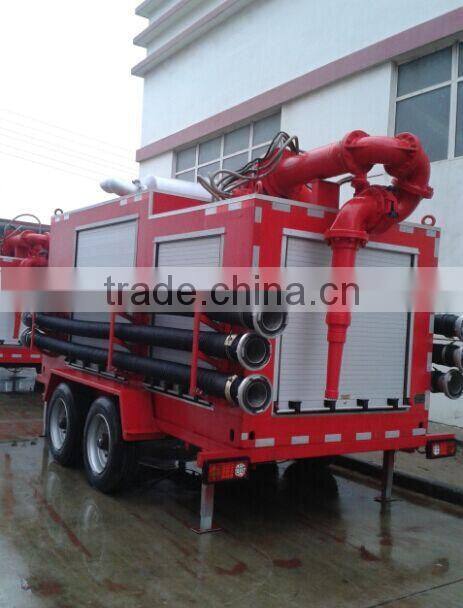 Marine Containerized FIFI System one fire monitor and diesel engine fire pump