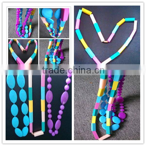 Teething Necklace Chic BPA Free silicone beads teething,baby teething bead necklaces fashion,teething bead necklaces