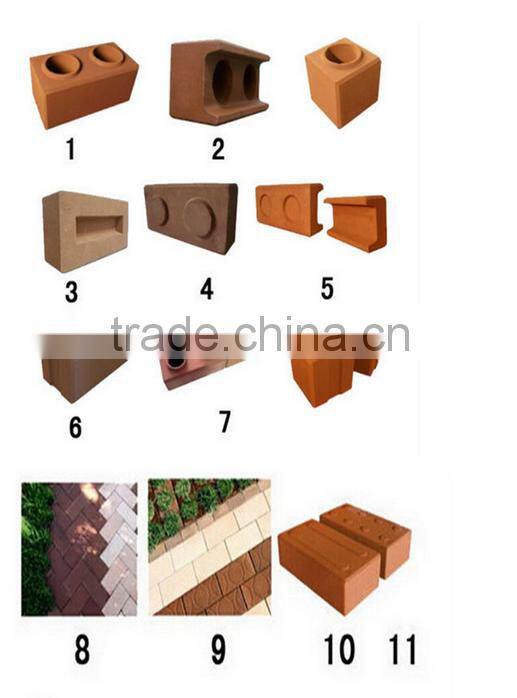 manual movable manual press brick making machine paver production