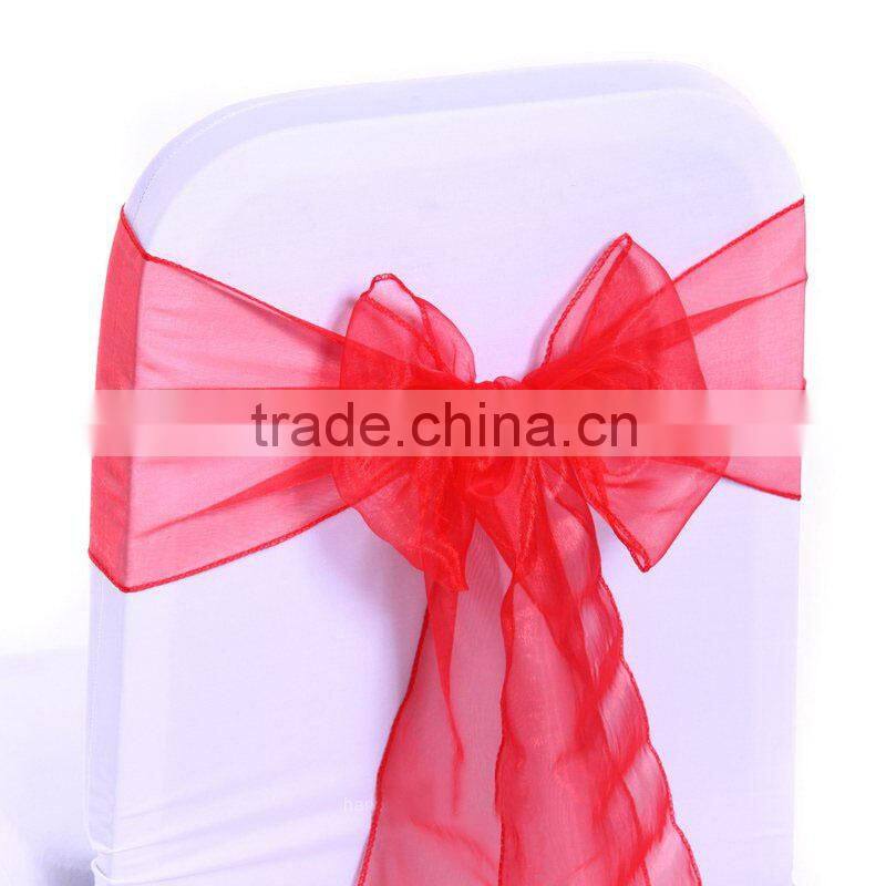 Chiffon Chair Sashes for Wedding Banquet