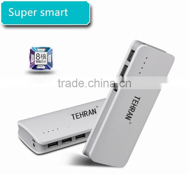 20000 Mah mobile power wholesale capacity universal power bank 3USB output interface customization