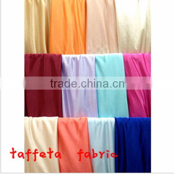 100% polyester taffeta fabric for clothing