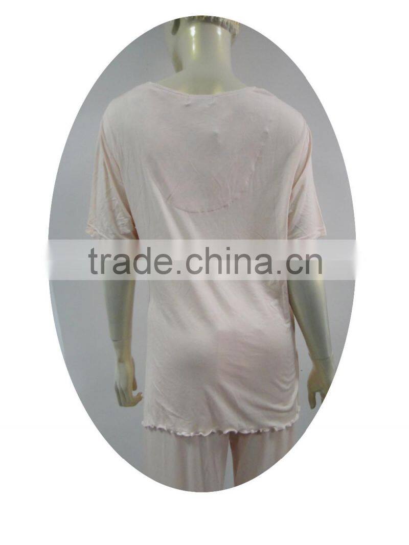 chic pajama top with cording