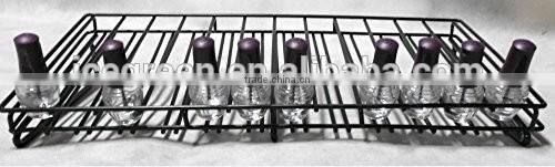 Metal Wire Nail Polish Bottle Countertop Display Rack/Stand