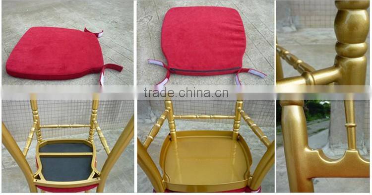 Wholesale durable stacking aluminium wedding chair metal banquet hall chairs for sale