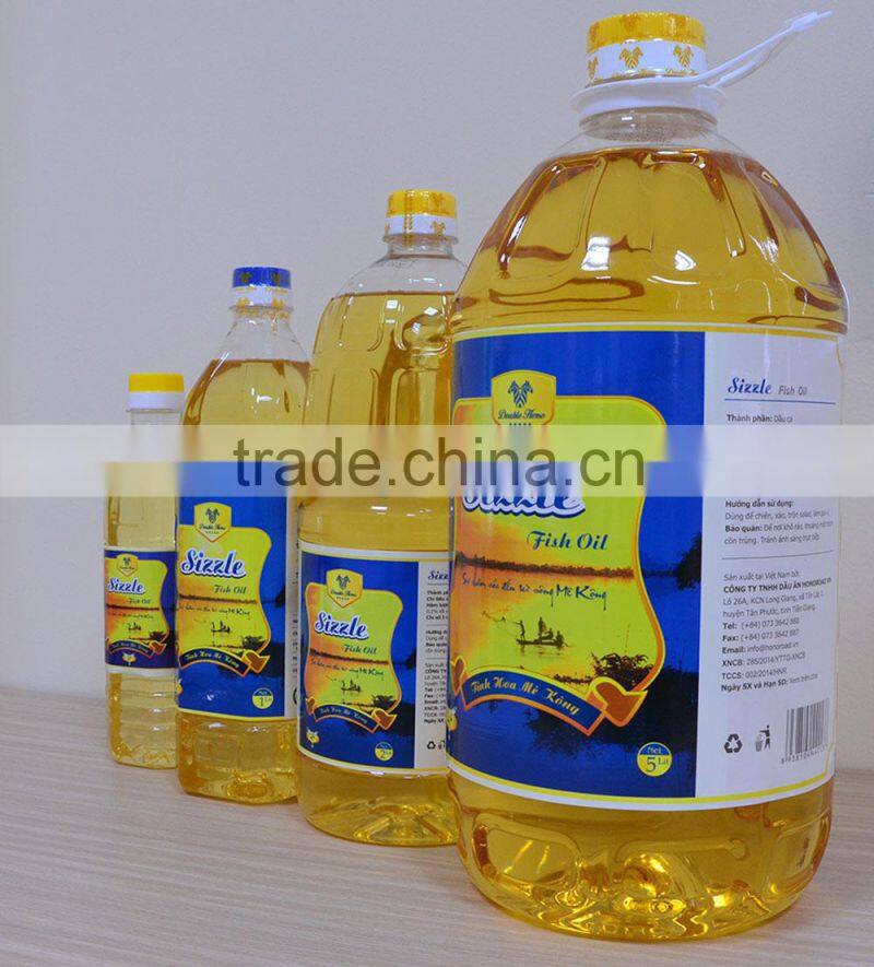 Refined Fish Cooking Oil SIZZLE 1Lt