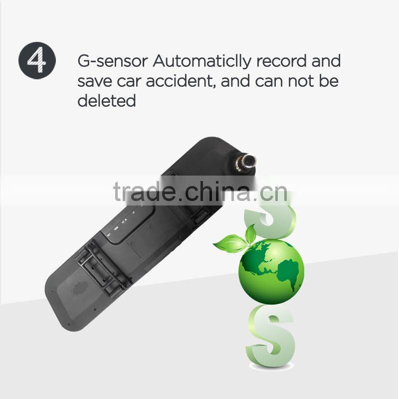 Generaplus rearview dash cam with parking monitor