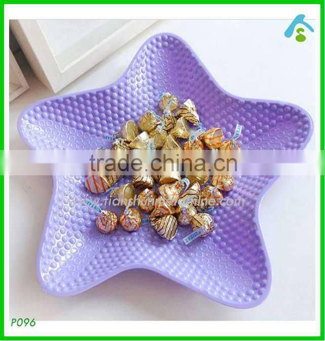 purple plastic tray , plastic wedding fruit tray