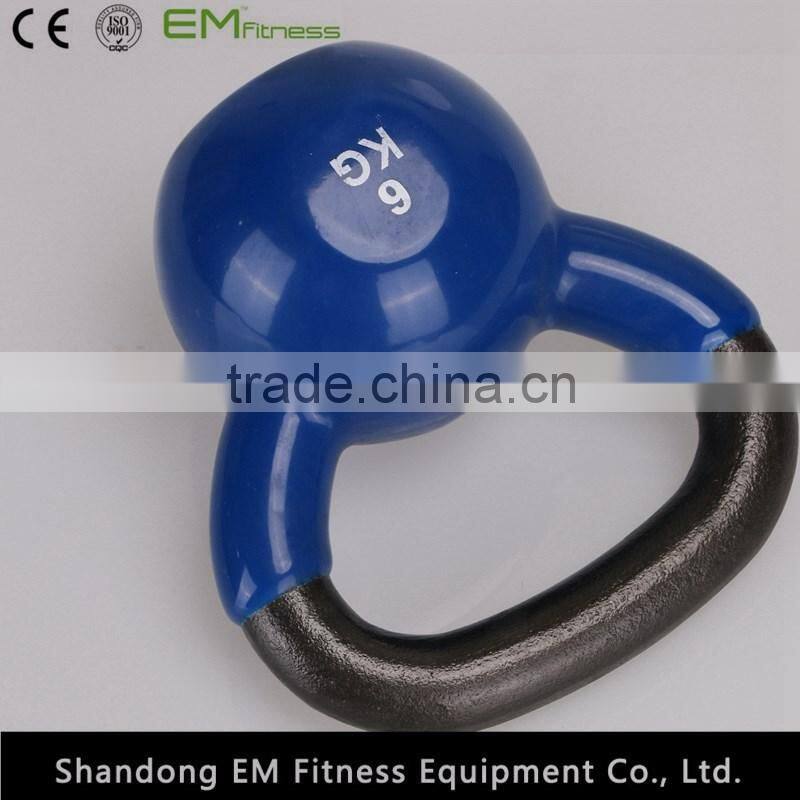 new products China factory price vinyl kettlebell